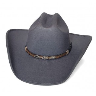 Grey Men's Western Cowboy Hat