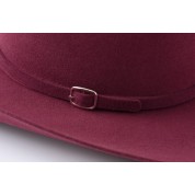 Red Party Wool Felt Western Cowboy Hat