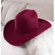 Red Party Wool Felt Western Cowboy Hat
