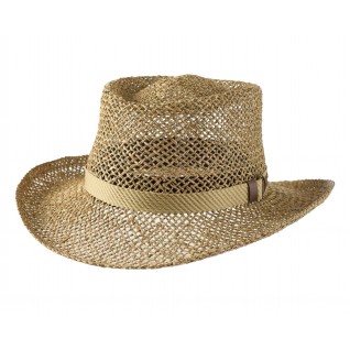 Hard grass woven breathable straw hat