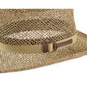 Hard grass woven breathable straw hat