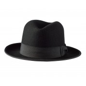 Solid color wool felt hat